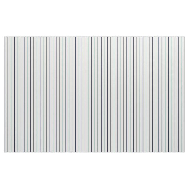 Navy Blau, Aqua, Karkohle Grau Streifen gestrichen Stoff (Fat Quarter (45,7 x 55,9 cm))