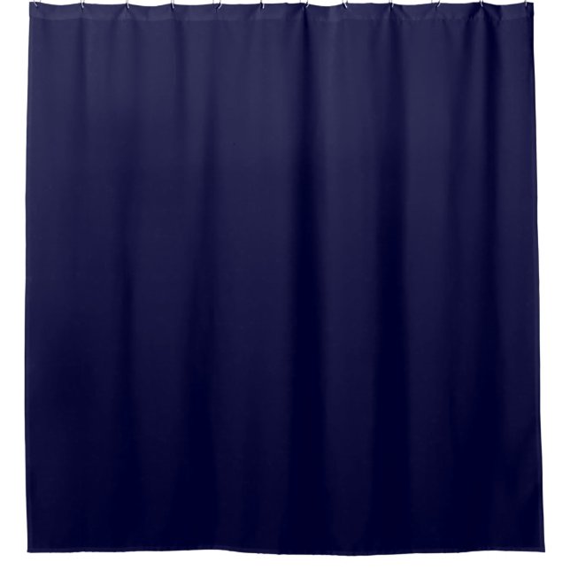 Navy Blau Farbe Duschvorhang (Vorderseite)