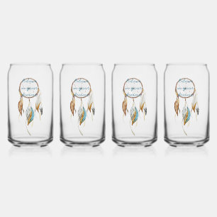 Navy Blau Ombre Traumfänger  Dosenglas