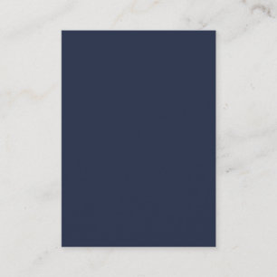 Navy Blau Platzkarte
