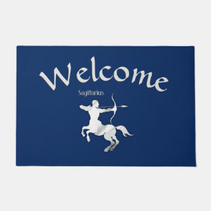 Navy Blau Schütze Zodiac Willkommensmatte Fußmatte
