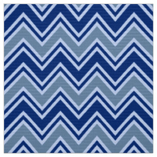 Navy Blau und Grau Chevron Bezugsstoff Stoff