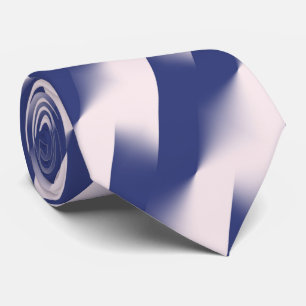 Navy Blau und Rosa diagonale Farbblock-Ombre-Zickz Krawatte