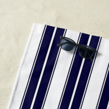 Navy Blau und Weiß Streifen