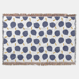 Navy Blue Abstrakt Flying Bomb Fruchtmuster Decke
