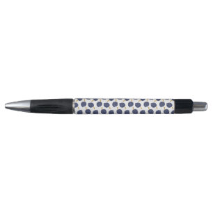 Navy Blue Abstrakt Flying Bomb Fruchtmuster Kugelschreiber