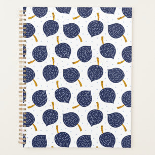 Navy Blue Abstrakt Flying Bomb Fruchtmuster Planer