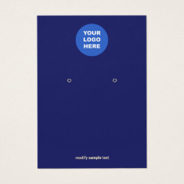 Navy Blue Add Your Logo OEarDisplay