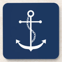Navy Blue Anchor