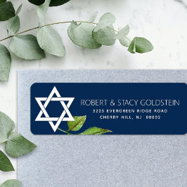 Navy Blue Bat Mitzvah Star von David Floral Rede