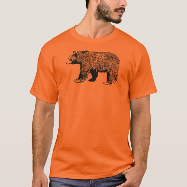 Navy Blue Bear Chicago T-Shirt (Vorderseite)