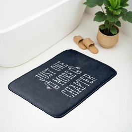 Navy Blue Buchliebhaber Lustiger Spruch Badematte
