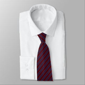  Navy blue& burgundy stripes groomsmen wedding  Krawatte