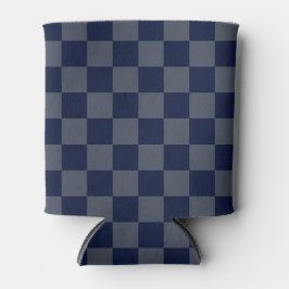 Navy Blue Checkerboard Dosenkühler