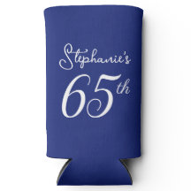 Navy Blue Cheers bis 65 Jahre 65. Geburtstagsparty