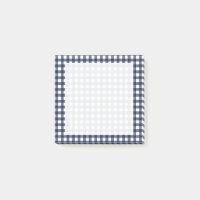 Navy Blue Classic Gingham Karo Kariert