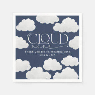 Navy Blue Cloud 9 Dusche modern stilvoll Serviette