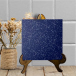 Navy Blue Crackled Glaze Simple Modern Texture Fliese<br><div class="desc">This crackled-glaze-look ceramic tile has a faux crackle on a dark navy blue background. Looks like a textured handmade, crafts piece with a decorative yet simple and neutral look. Perfect as an accent on its own or combined with other tile motifs in a backsplash installation. Art & design by Tuzi...</div>