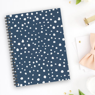 Navy Blue Dalmatian Spots, Dalmatian Dots, Dotted Planer