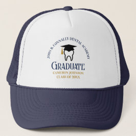 Navy Blue Dental School Custom Dentist Abschluss Truckerkappe