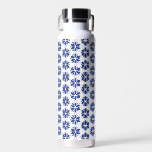 Navy Blue Floral Mosaik