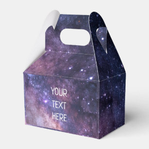 Navy Blue Galaxy Starry Night Stars Modern Geschenkschachtel