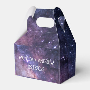 Navy Blue Galaxy Starry Night Stars Modern Geschenkschachtel