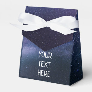 Navy Blue Galaxy Starry Night Stars Moderne Vorlie Geschenkschachtel
