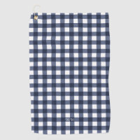 Navy Blue Gingham Kariert
