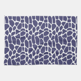 Navy Blue Giraffe Muster Geschirrtuch