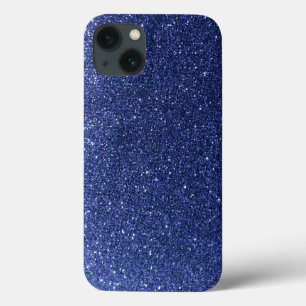 Navy Blue Glitzer Ombre Glitzern Modern Girly Glam Case-Mate iPhone Hülle