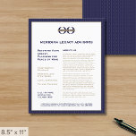 Navy Blue Gold Werbeaktion Flyer mit Logo<br><div class="desc">Eine einfache,  kundenspezifische,  marinebaublaue und goldene Business Flyer Vorlage in modernem minimalistischem Stil,  die leicht mit Ihrem Firmenlogo,  Kontaktdetails und individuellem Flyer aktualisiert werden kann. Ideal für Marketing-Produkte,  Dienstleistungen,  Werbeaktionen,  Event-Preise und vieles mehr. Ideal für professionelle Geschäftsleute,  die ihre Markenpräsenz verbessern möchten.</div>