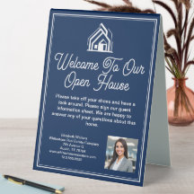 Navy Blue Immobilienunternehmen Benutzerdefinierte