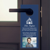 Navy Blue Immobilienunternehmen Werbe Makler