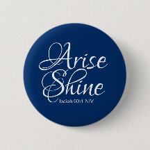 Navy Blue Inspirational Arise und Shine Christlich