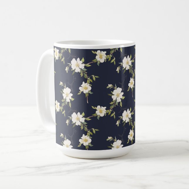 Navy Blue Kaffeetasse (Vorderseite Links)