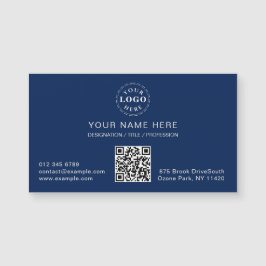 Navy Blue Magnetic Card mit Ihrer Info Magnetkarte