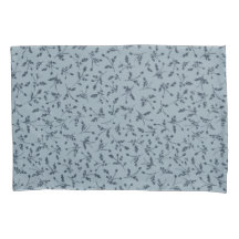 Navy Blue Modern Farmhouse Daisy Buds Pattern