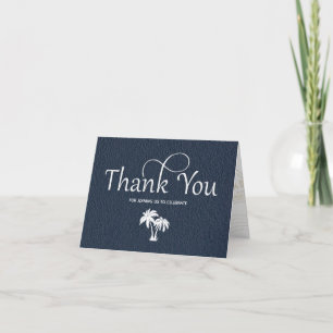 Navy Blue Passport Vielen Dank Hinweis Dankeskarte