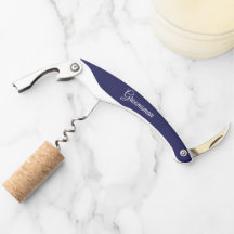 Navy Blue Personalisiert Wedding Trauzeuge