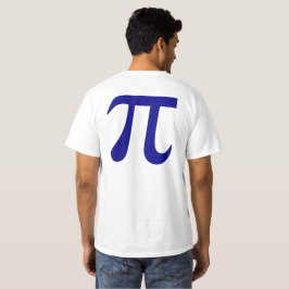 Navy Blue Pi Symbol T-Shirt