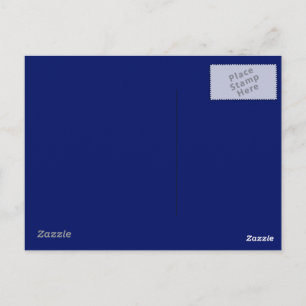 Navy Blue Postcard Postkarte