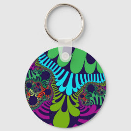 Navy Blue Rainbow Mod Schlüsselanhänger