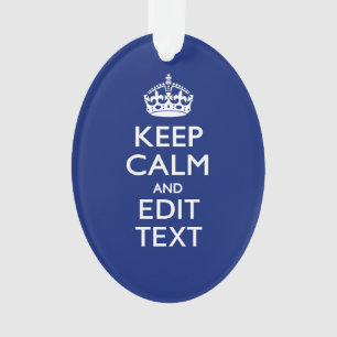 Navy Blue Restez Calme Et Ayez Votre Texte