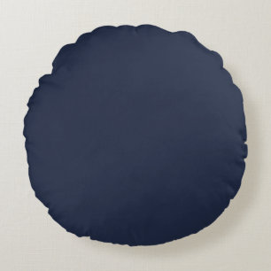 Navy Blue Rundes Kissen