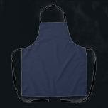 Navy Blue Schürze<br><div class="desc">This dark shade of the world's most popular color was once called marine blue and has been used by the British Navy since the eighteenth century. Navy blue represents trust and stability and is less attention-seeking than lighter shades of blue. Navy blue is conservative and evokes feelings of tradition and...</div>