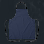 Navy Blue Schürze<br><div class="desc">This dark shade of the world's most popular color was once called marine blue and has been used by the British Navy since the eighteenth century. Navy blue represents trust and stability and is less attention-seeking than lighter shades of blue. Navy blue is conservative and evokes feelings of tradition and...</div>