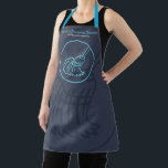 Navy Blue Simple Zuhause Clearing House Keeper Schürze<br><div class="desc">Navy Blue Simple Zuhause Clearing House Keeper</div>