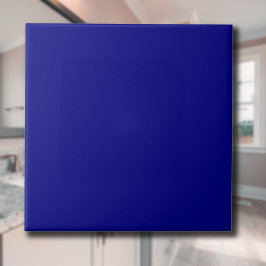Navy Blue Solid Color | Classic | elegant Fliese