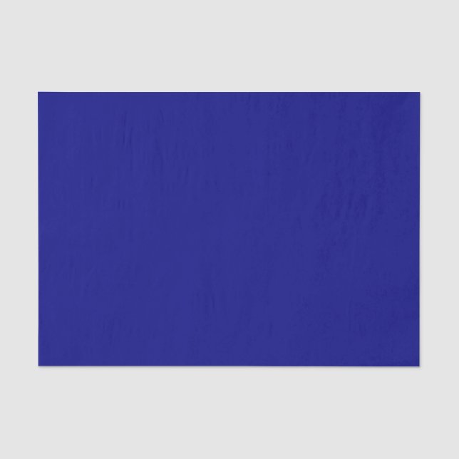 Navy Blue Solid Color Seidenpapier (Vorderseite)